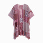 Spring Summer Printed Sun Protection Beach Kimono Cardigan Blouse top Women - www.Shopthatapp.com