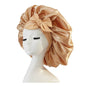 Silk Hair Bonnet For Sleeping Satin bonnet for curly hair - www.Shopthatapp.com
