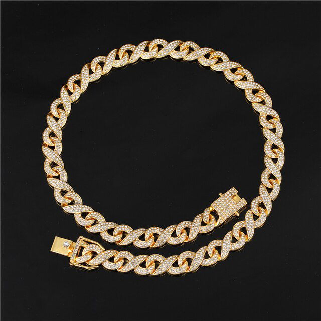 13mm Gold Infinity Link Chain-Jewellery-www.Shopthatapp.com-Lost and Found Jewelers
