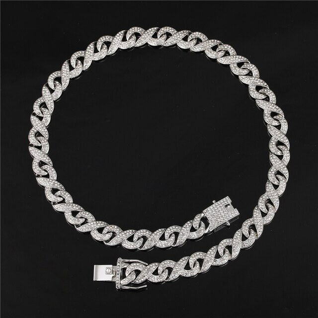13mm Silver Infinity Link Chain-Jewellery-www.Shopthatapp.com-Lost and Found Jewelers