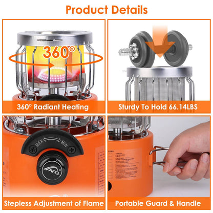 Portable Hiking Camping Outdoor Cooking Gas stove - www.Shopthatapp.com