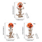 Pumpkin Head Skull Doll Ornaments Home Halloween Layout Props - www.Shopthatapp.com