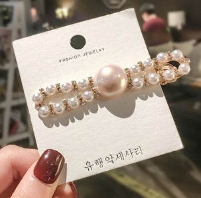 Elegant Pearl Bling Hair Clip - www.Shopthatapp.com