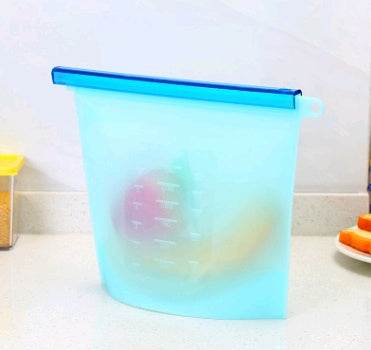 Reusable Silicone food storage bag vacuum sealed bag - www.Shopthatapp.com