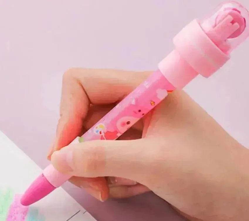 12 Color Bubble Crayon Painting Graffiti Seal for Children - www.Shopthatapp.com