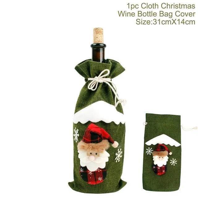 Christmas Decorations Christmas Wine Bottle Socks - www.Shopthatapp.com