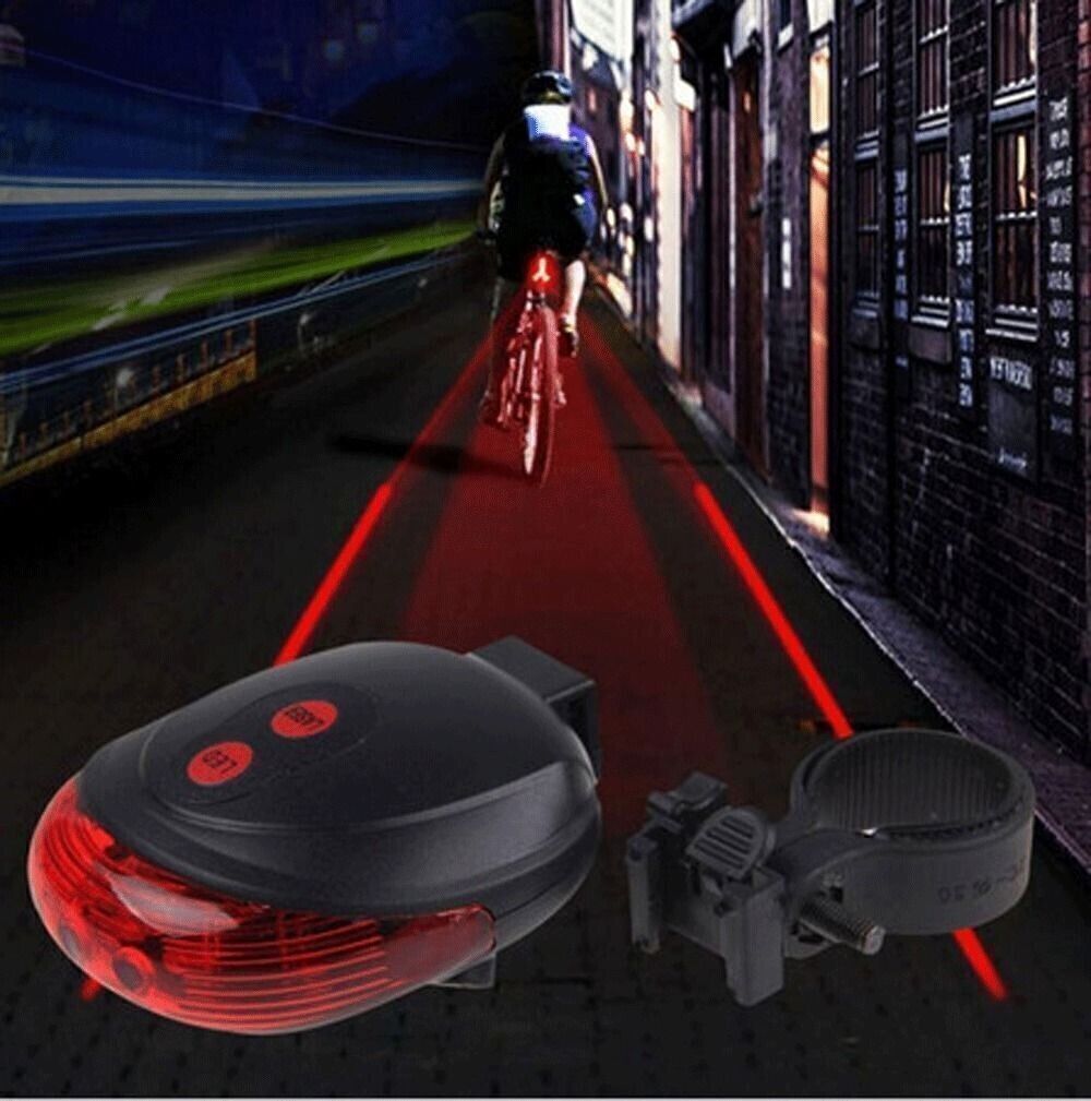 Pursuit Laser Bike Lane Marker and Tail Light / Rear Light with 7 LED Functions - www.Shopthatapp.com