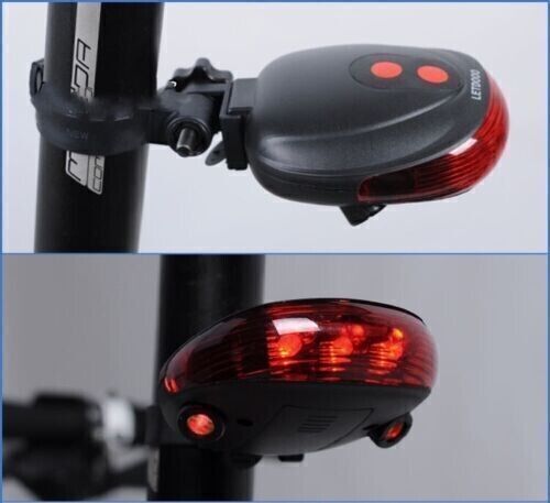 Pursuit Laser Bike Lane Marker and Tail Light / Rear Light with 7 LED Functions - www.Shopthatapp.com