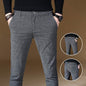 Fashion High Quality Men Spring Autumn Slim fit straight Trouser - www.Shopthatapp.com