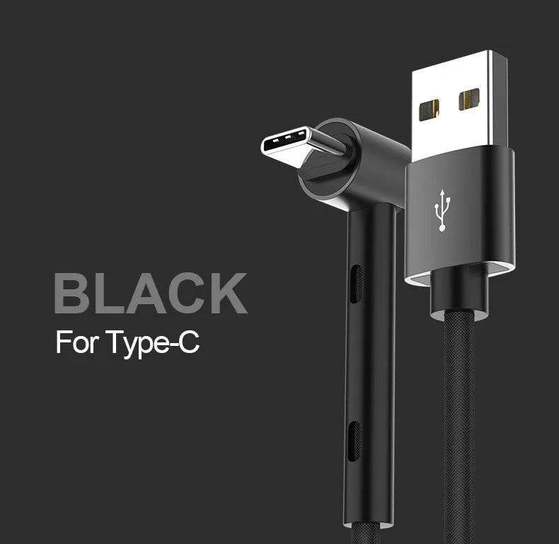Android Type C and Iphone  Fast charging cable - www.Shopthatapp.com