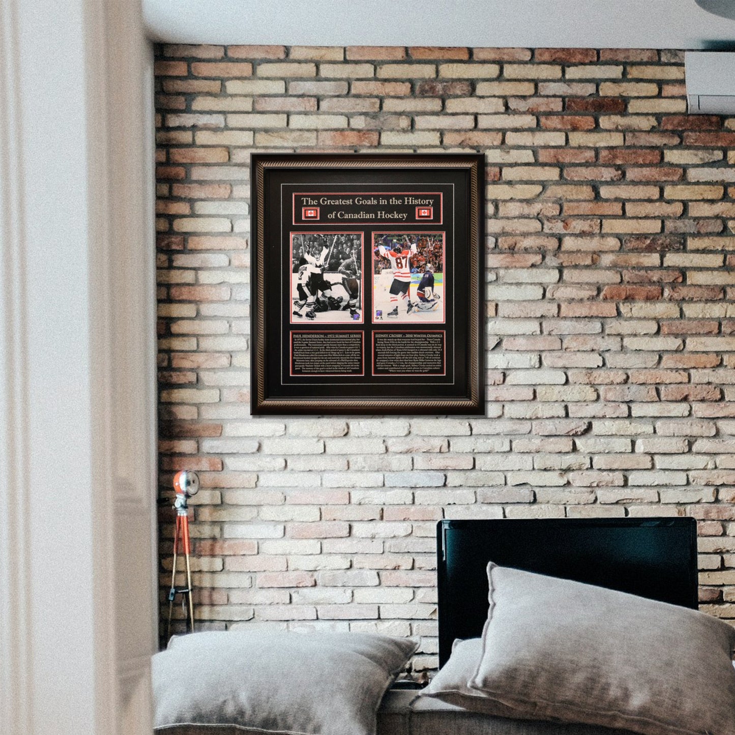 Sidney Crosby and Paul Henderson Framed 8x10 Canada's Greatest Goal Photos - www.Shopthatapp.com