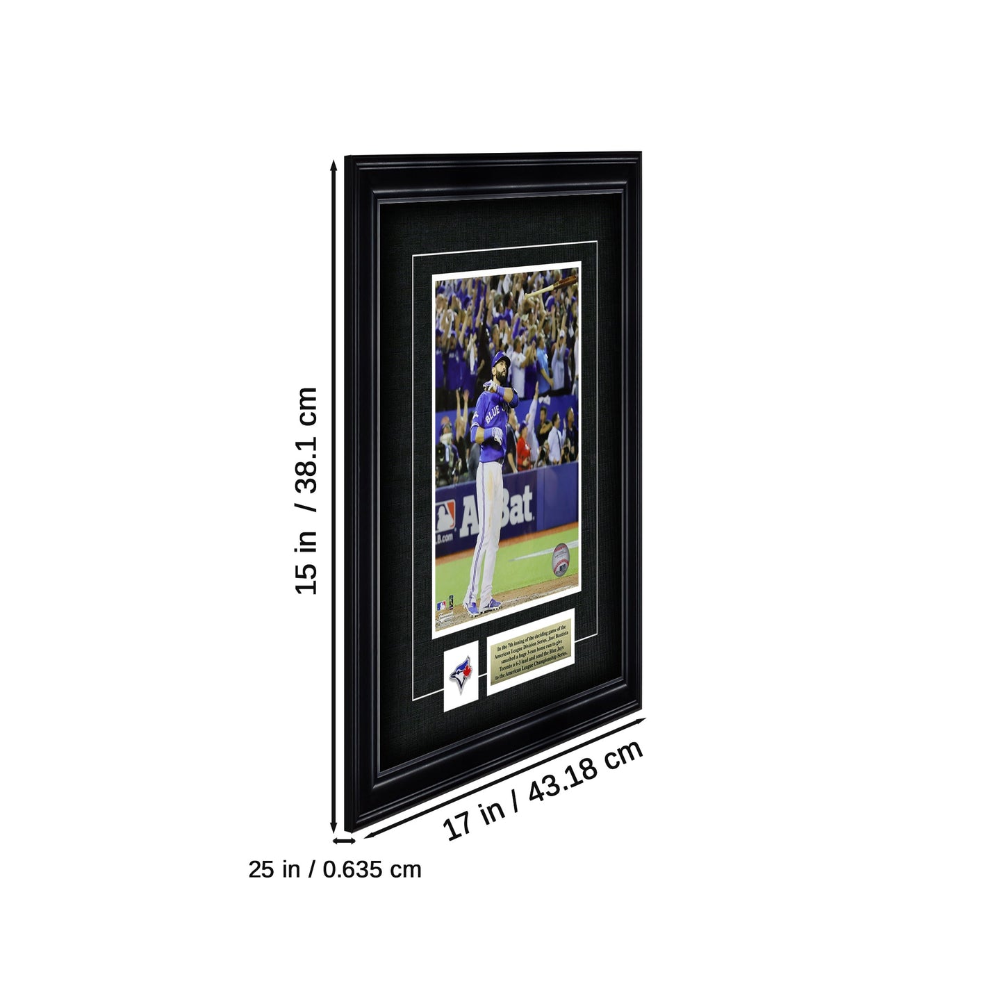 Jose Bautista Toronto Blue Jays Framed 8x10 Homerun Bat Flip Photo - www.Shopthatapp.com