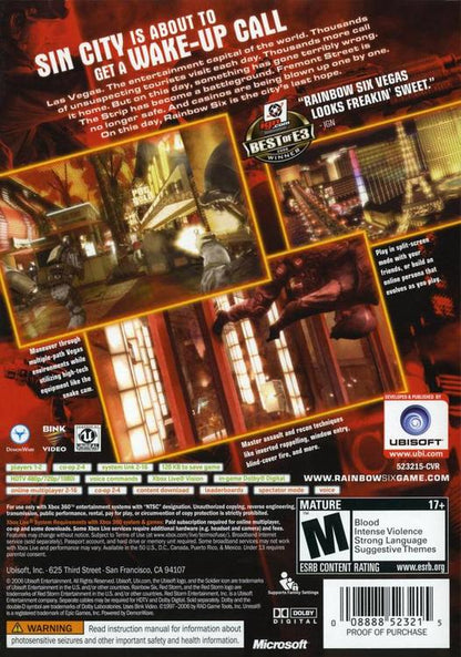 Tom Clancy's Rainbow Six - Vegas (usagé) - www.Shopthatapp.com