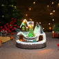 Christmas Rotating Resin Luminous Music Box Ornaments - www.Shopthatapp.com