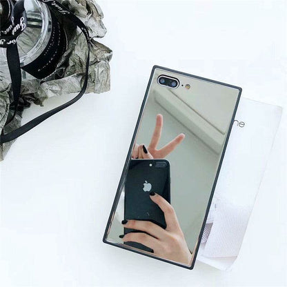 Glass Mirror phone case Women iphone case - www.Shopthatapp.com