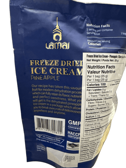 Freeze Dried Ice Cream Pineapple 25G - Thailand Edition - www.Shopthatapp.com