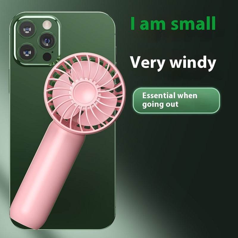 Cross-border Outdoor Handheld Small Electric Fan Portable Small Handheld Fan Mini Usb Handheld Fan Handheld Rechargeable - www.Shopthatapp.com