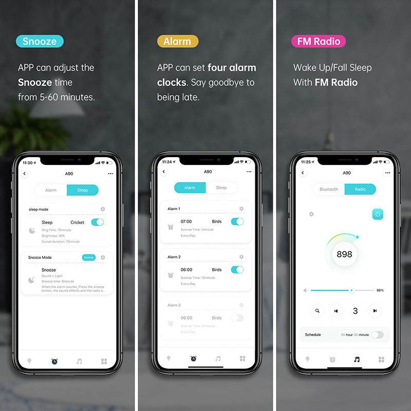 Sunrise Simulation Alarm clock - www.Shopthatapp.com