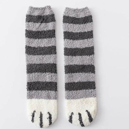 Winter House floor Fleece socks - www.Shopthatapp.com