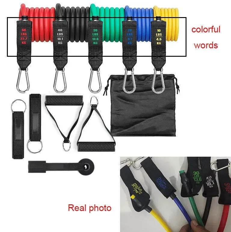 Fitness Rally Elastic Rope Resistance Band set - www.Shopthatapp.com