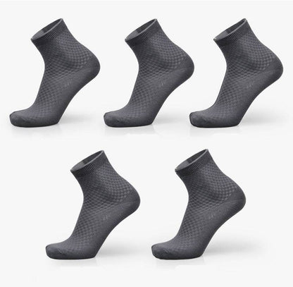 Socks men's new bamboo fiber men's business socks - www.Shopthatapp.com