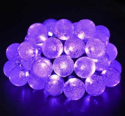 Crystal solar power of the led lamp string lights christmas lights solar garden outdoor decoration for christmas - www.Shopthatapp.com