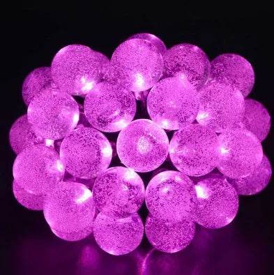 Crystal solar power of the led lamp string lights christmas lights solar garden outdoor decoration for christmas - www.Shopthatapp.com