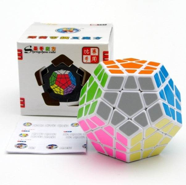 3rd Order Stickerless Dodecahedron Speed Cubes Brain Teaser Twist Puzzle Toy - www.Shopthatapp.com