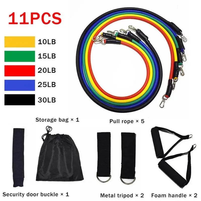 Fitness Rally Elastic Rope Resistance Band set - www.Shopthatapp.com