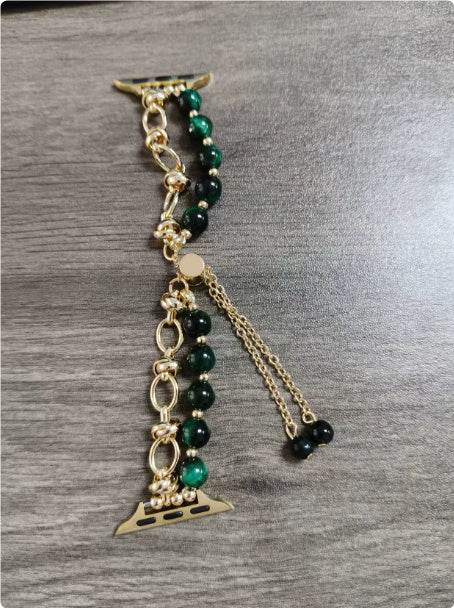 Women Fashion Smart watch Beaded Replacement Watch strap - www.Shopthatapp.com