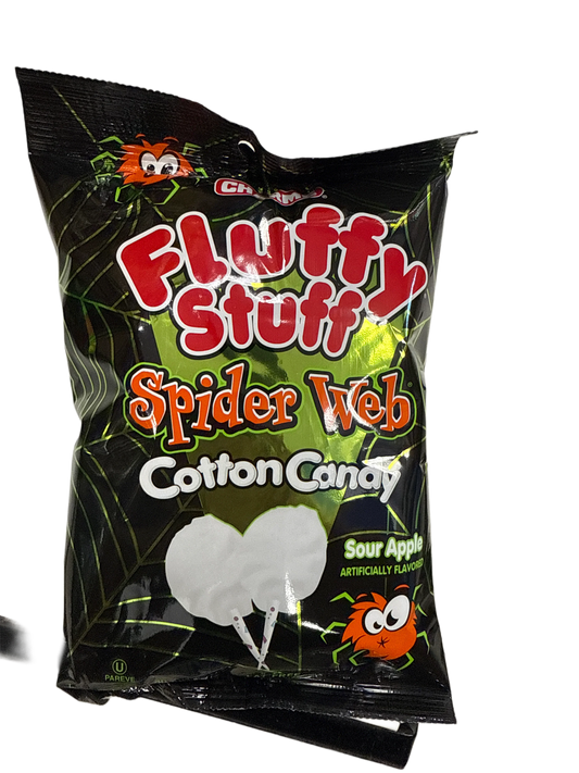 Charms Halloween Spiders Web Cotton Candy Sour Apple Flavour 60G - U.S Edition - www.Shopthatapp.com