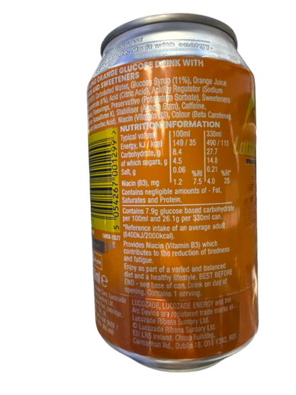 Lucozade Orange Flavoured Energy Drink 330ML - U.K Edition - www.Shopthatapp.com