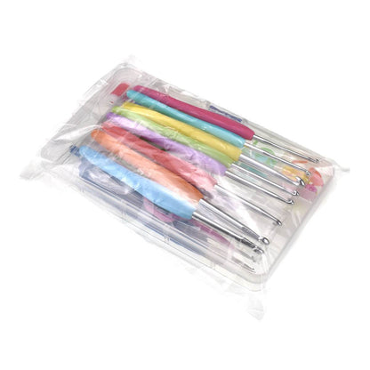 Crochet Set Handmade Wool Crochet Crochet Tool Set Combination Bag Metal Aluminum Yarn Needle - www.Shopthatapp.com