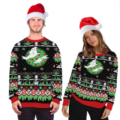 Ugly Funny Christmas print Knit Couple sweater - www.Shopthatapp.com