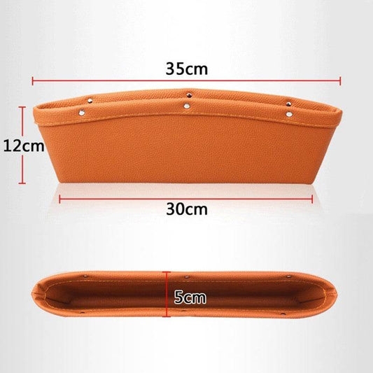 PU Leather car seat gap organizer Bag - www.Shopthatapp.com