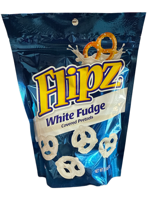 Flipz White Fudge Covered Pretzels 212G - U.S Edition - www.Shopthatapp.com