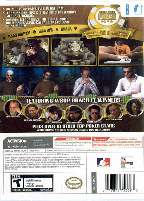 World Series of Poker: Tournament of Champions - 2007 Edition (usagé) - www.Shopthatapp.com