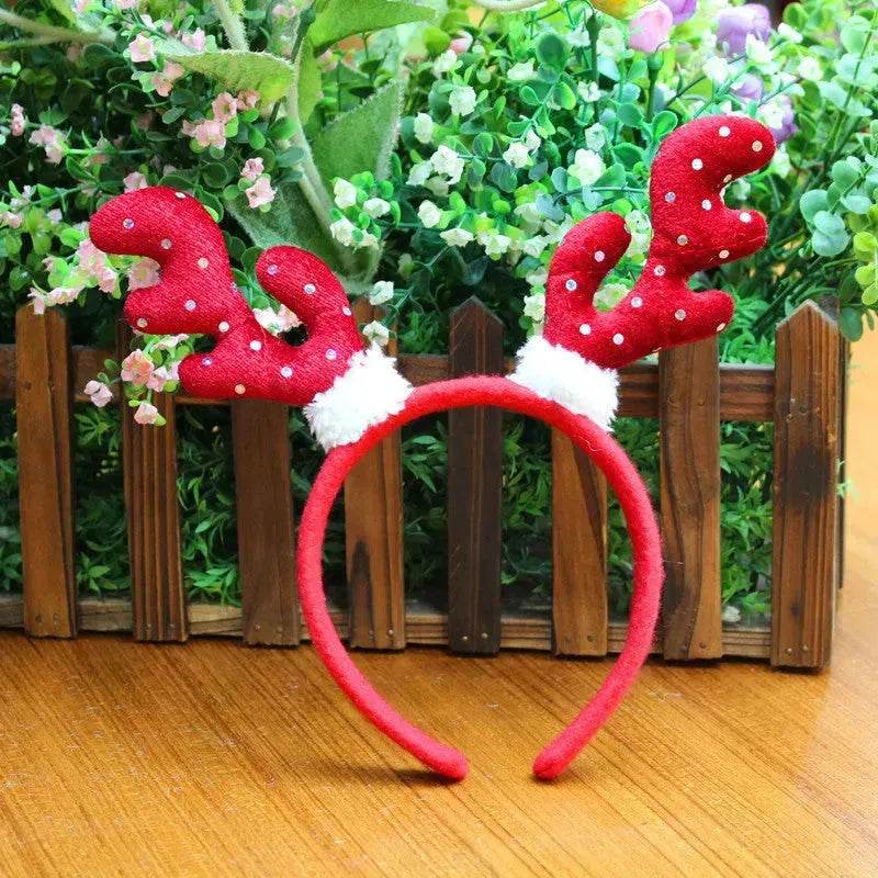 Christmas Head Buckle Christmas Party Supplies Christmas Headband Gifts Christmas Headband Christmas Hat Head Buckle - www.Shopthatapp.com