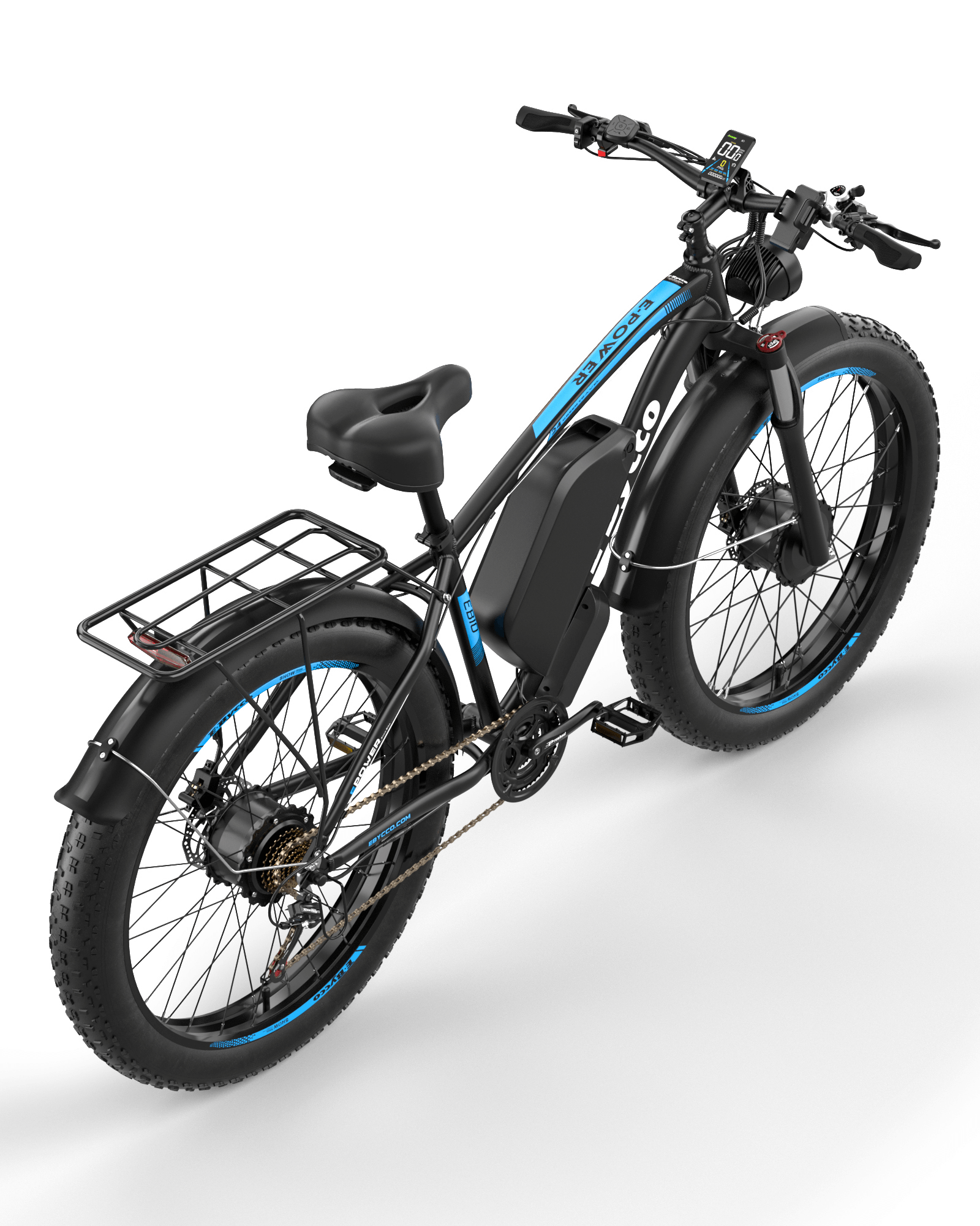 E·BYCCO 24'' EB10 Peak 5000W 52V 32Ah Dual Motors Electric Bike for Women and Men - www.Shopthatapp.com