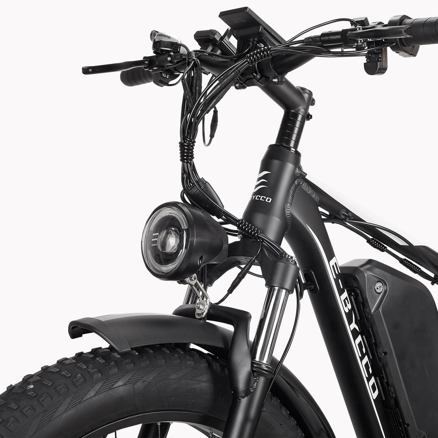 E·Bycco 26"EB7PRO Electric Bike 2000W Peak 3000W 52V23Ah Battery - www.Shopthatapp.com
