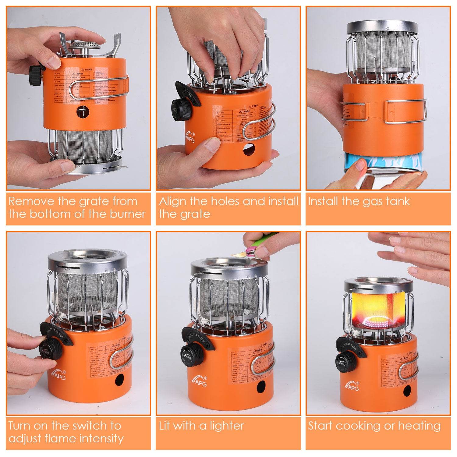 Portable Hiking Camping Outdoor Cooking Gas stove - www.Shopthatapp.com