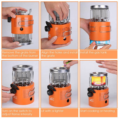 Portable Hiking Camping Outdoor Cooking Gas stove - www.Shopthatapp.com