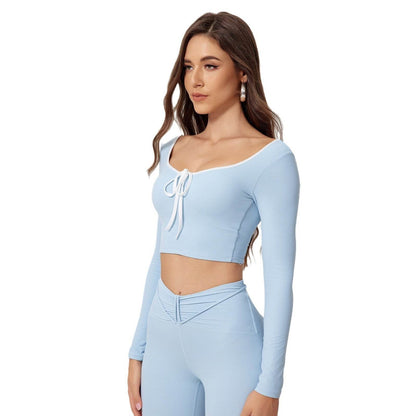 Quick-dry Training Running Sports Fitness Gym Crop Workout top for women - www.Shopthatapp.com