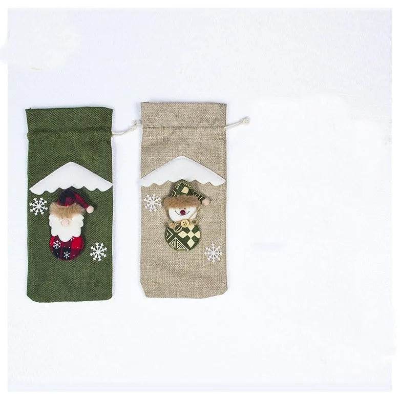 Christmas Decorations Christmas Wine Bottle Socks - www.Shopthatapp.com