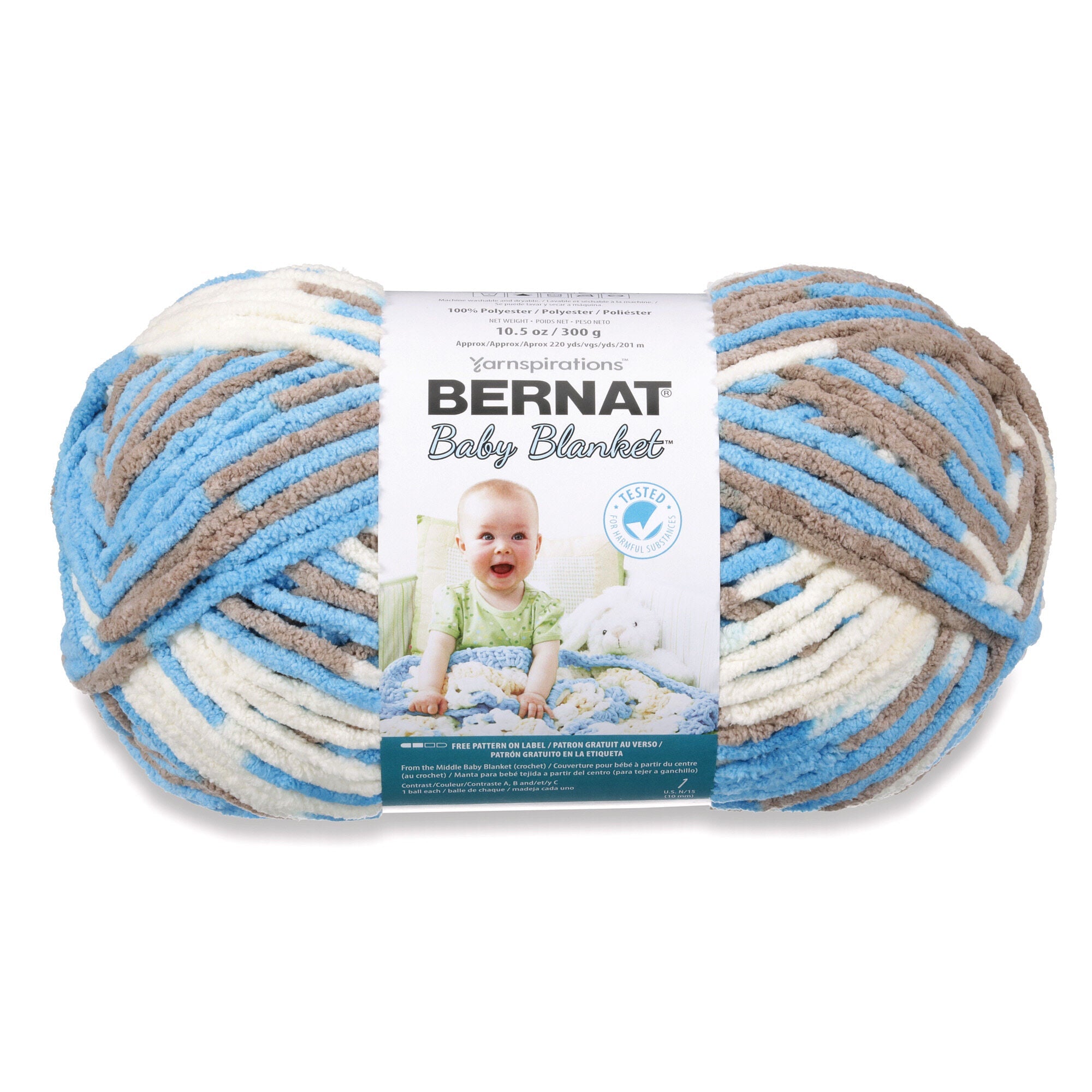BABY BLANKET (Big Ball) | Bernat Collection - www.Shopthatapp.com