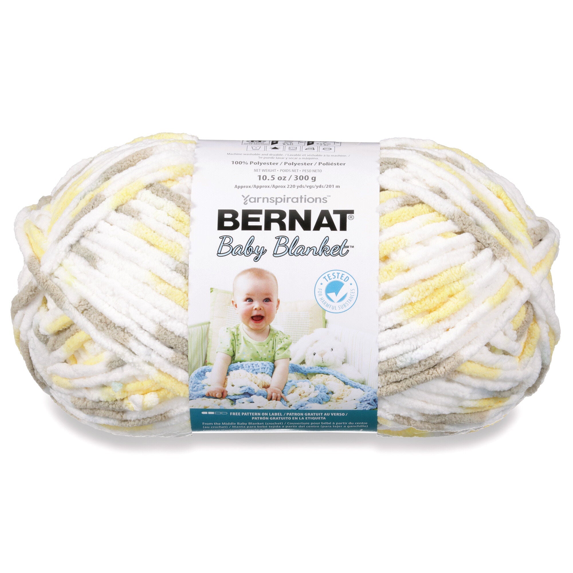BABY BLANKET (Big Ball) | Bernat Collection - www.Shopthatapp.com