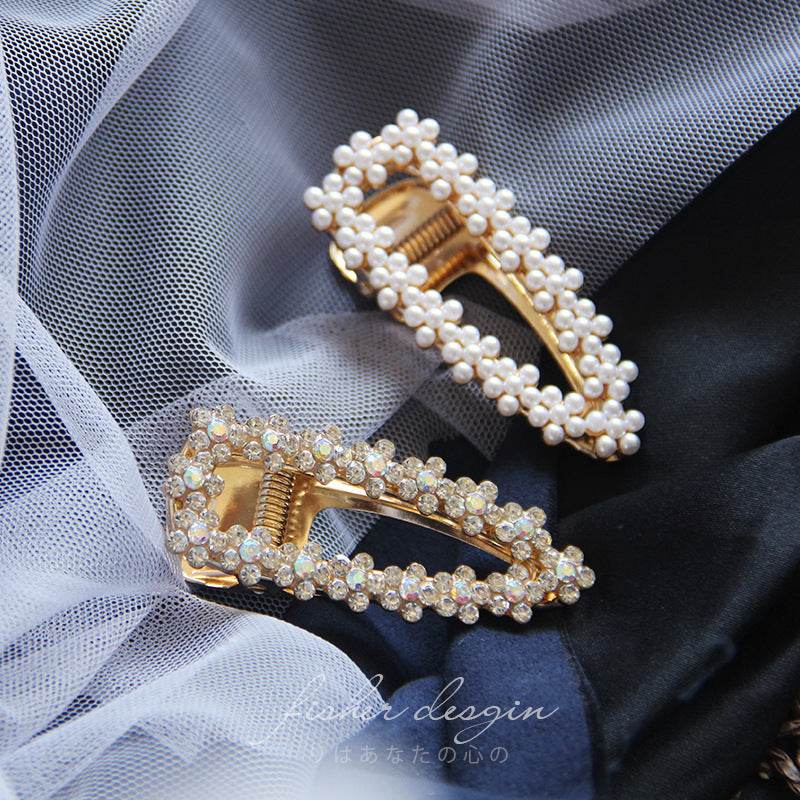 Rhinestone Bling hair clip women - www.Shopthatapp.com