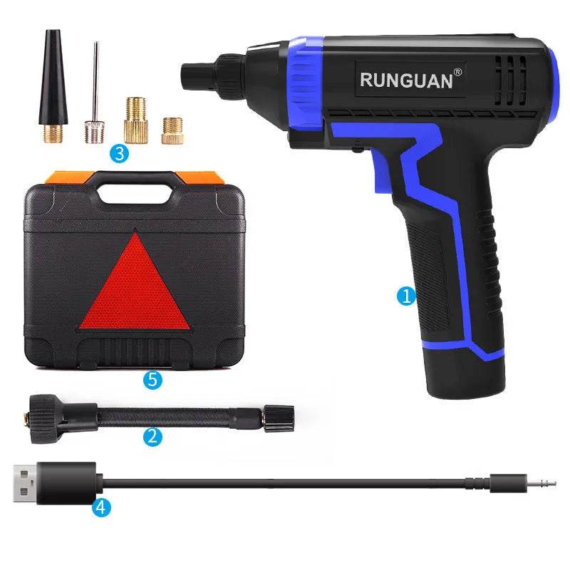 Wireless Charging Portable Multi-function Vehicle Household Electric Car Tire Handheld Air Pump - www.Shopthatapp.com