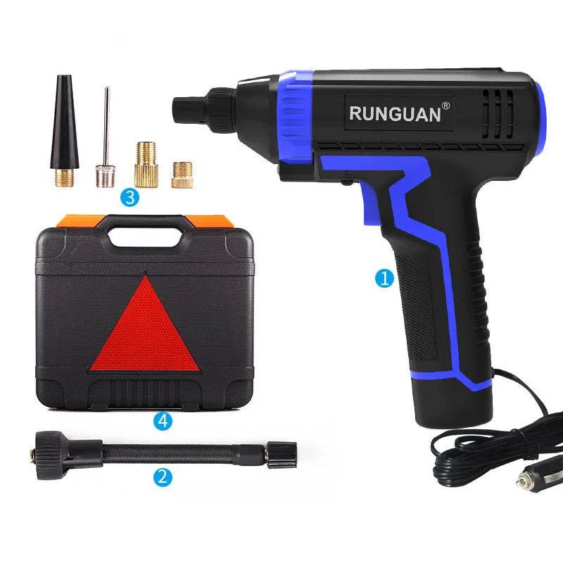 Wireless Charging Portable Multi-function Vehicle Household Electric Car Tire Handheld Air Pump - www.Shopthatapp.com