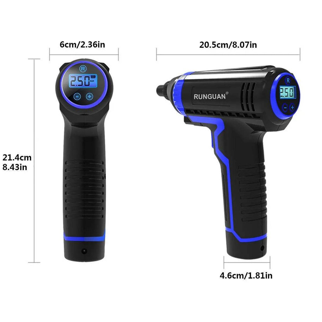 Wireless Charging Portable Multi-function Vehicle Household Electric Car Tire Handheld Air Pump - www.Shopthatapp.com